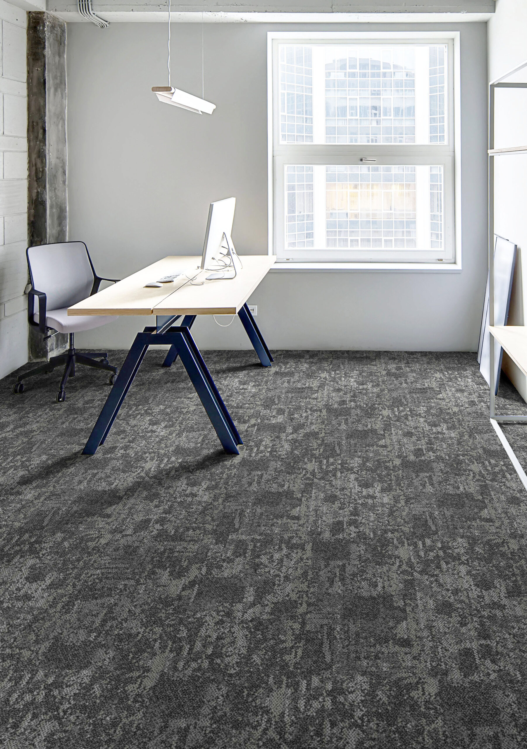 On The Rocks stone inspired carpet tile in office interior